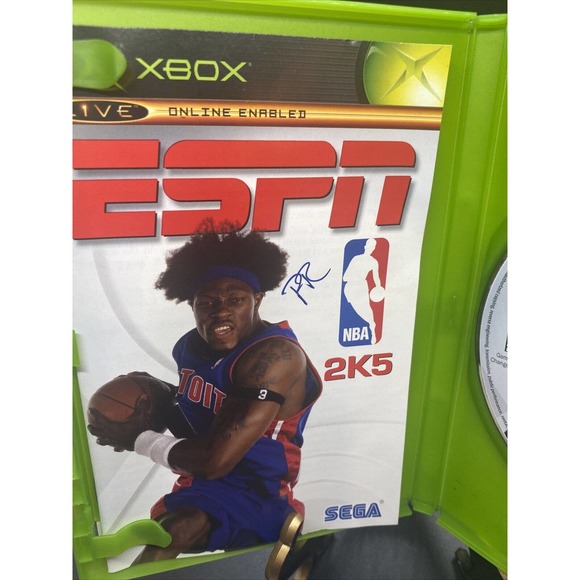 ESPN NBA 2K5 (Microsoft Xbox, 2004) Complete with Game, Disc and Manual - Picture 5 of 7